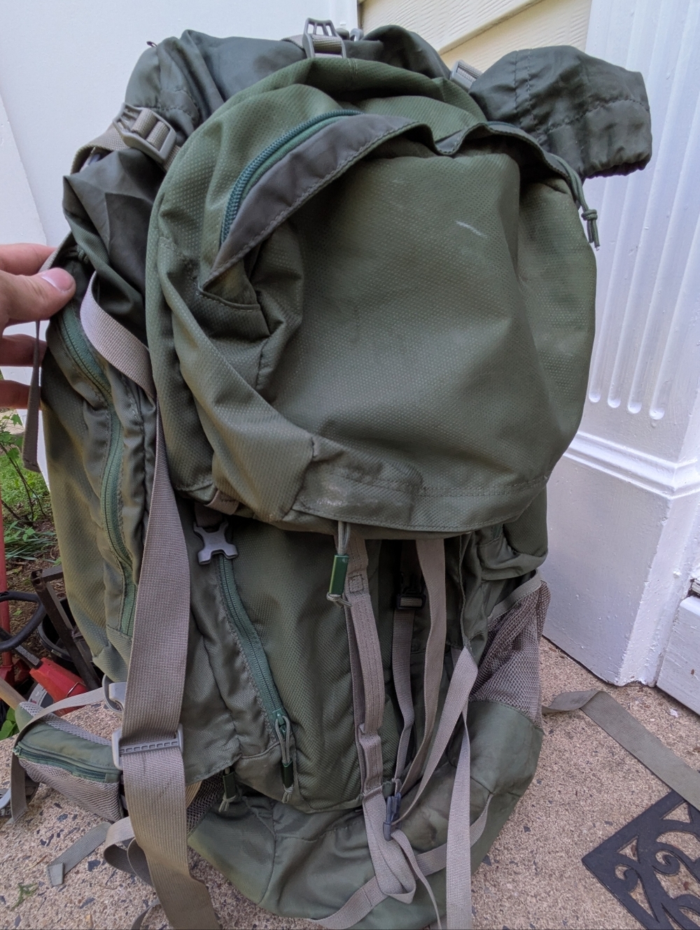 Kelty Coyote 80 Backpack Camping Hiking Backpacking Olive Green Gorpcore